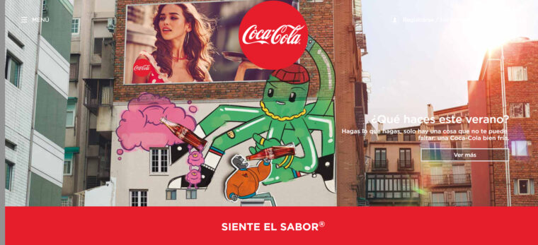 Murals para Coca – Cola, de la agencia Wieden + Kennedy anuncio publicitario de cocacola