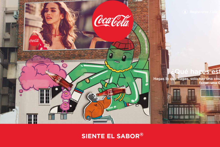 anuncio publicitario de cocacola