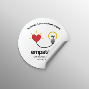 Emoleo Empatiza UJA Pegatina Empatiza UJA: identidad visual 2023